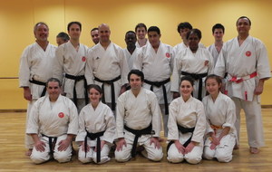 Remise de ceinture noire 1er dan à Mylène et à Julien février 2014