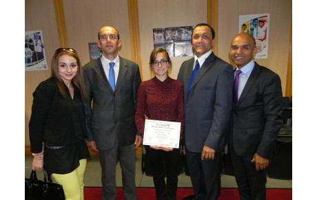 Remise de diplôme d'instructeur Fédéral de karaté juin 2014.