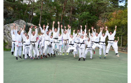 Retour du stage de karaté -sophrologie à Buthiers  Malesherbes les 15 et 16 juin 2019